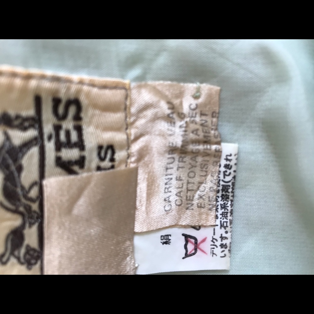 Vintage Hermès Chantilly “Bum Bag” Silk Pouch - Picture 7 of 10